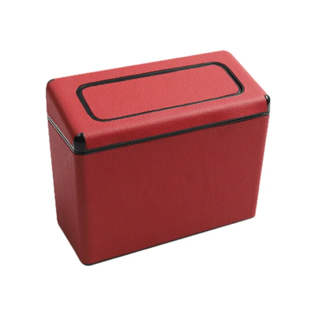 PU Leather Trash Bin