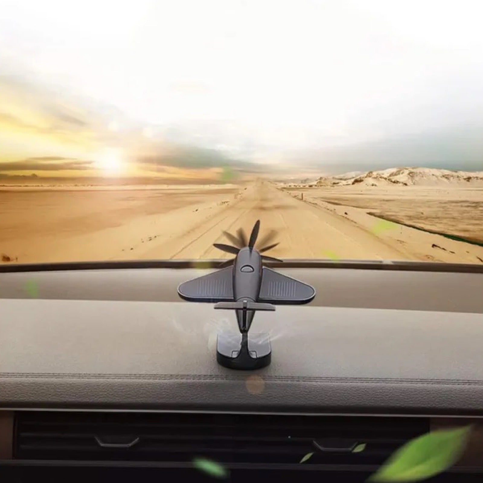 Premium Aircraft Plane Solar Rotating Air Freshener Diffuser