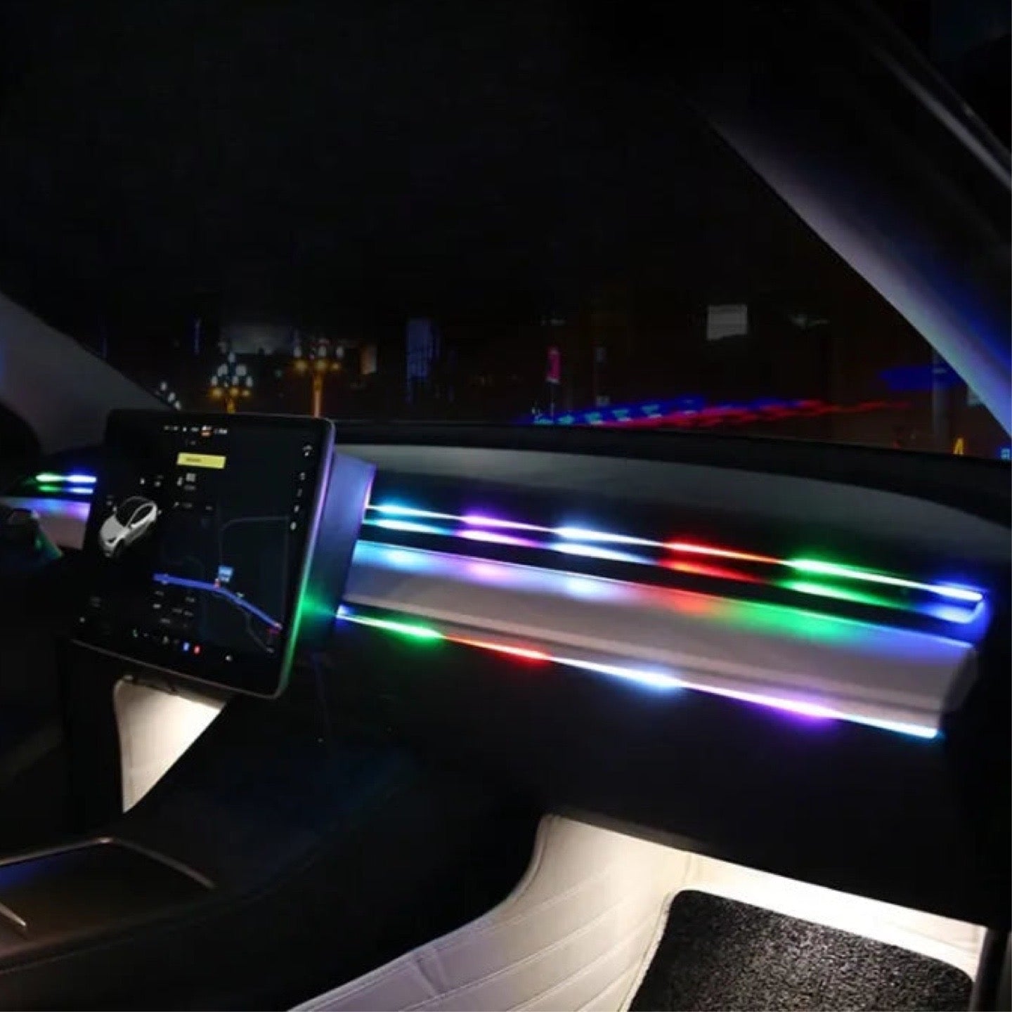 App & Remote Controlled Dashboard Interior LED Lights
