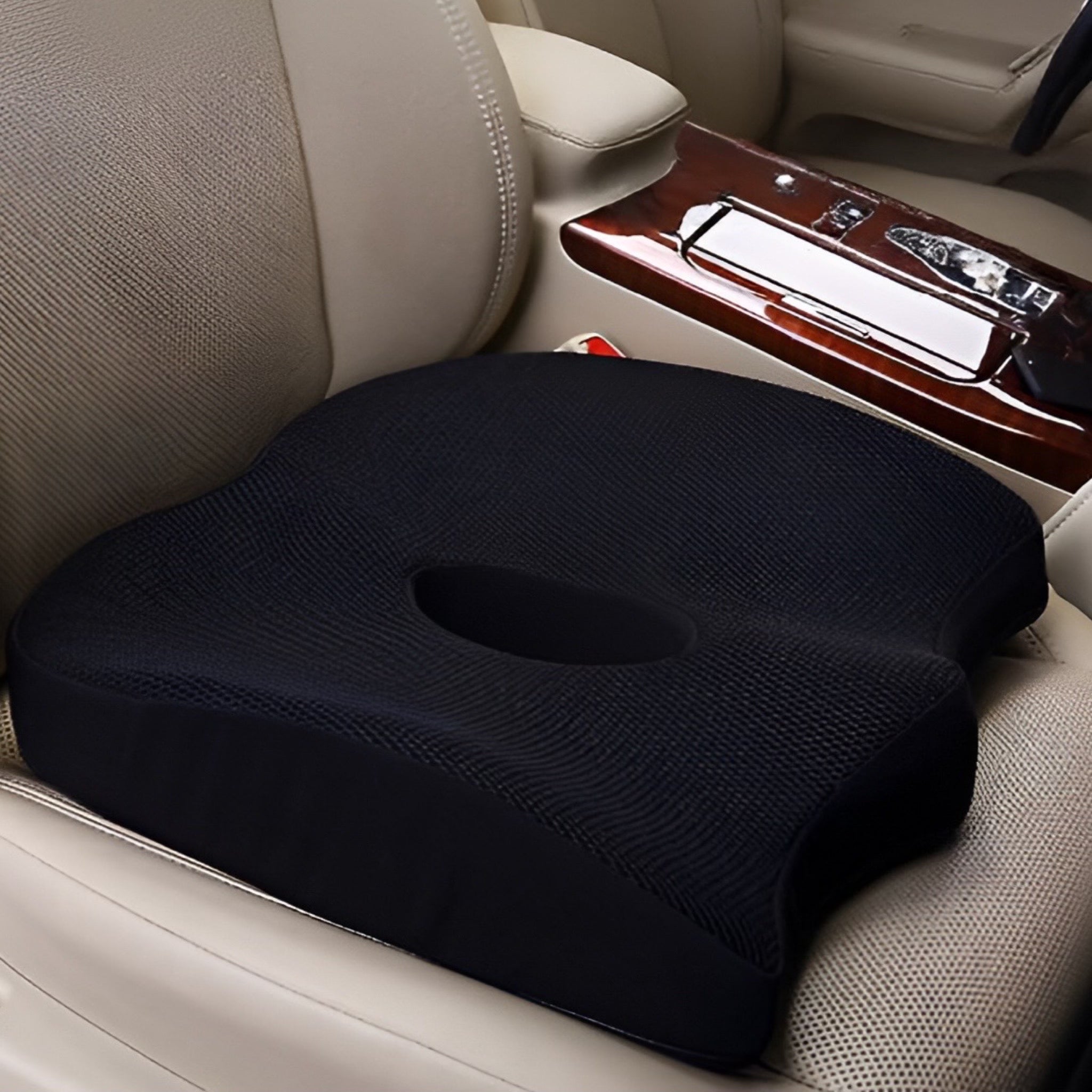 Orthopedic Memory Foam Seat Cushion for Pain Relief Support