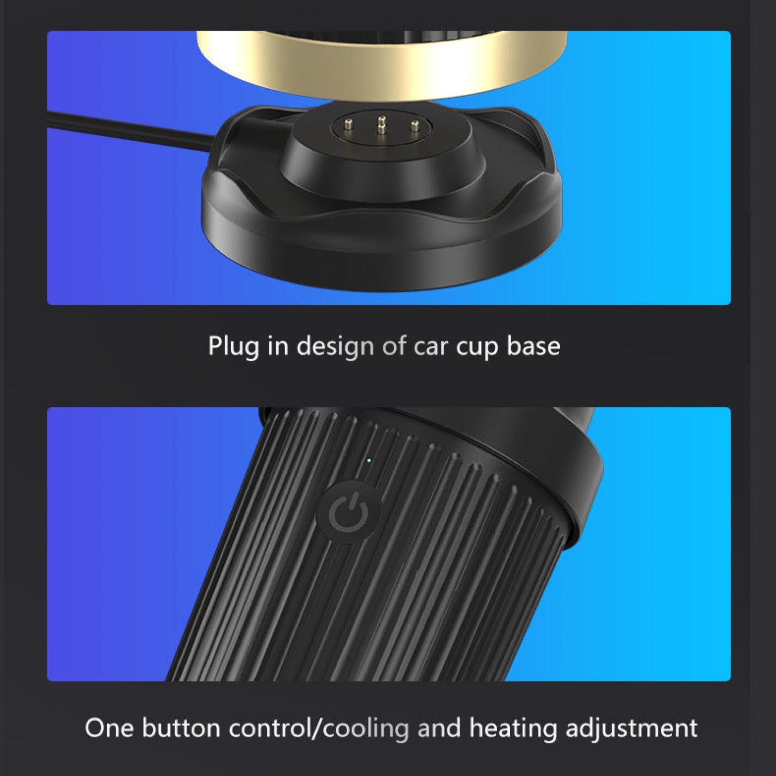 Car Electric Heating/Cooling Cup Holder Mug