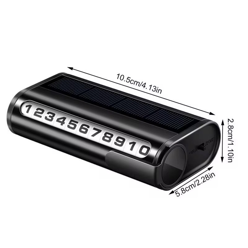 Solar LED Light Temporary Parking Card 7