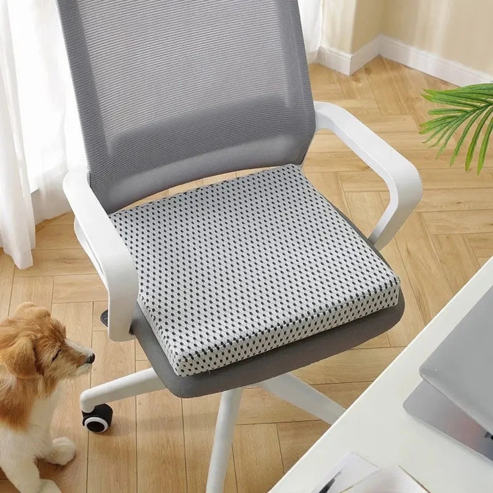 Breathable Mesh Fabric Seat Cushion Pad 5