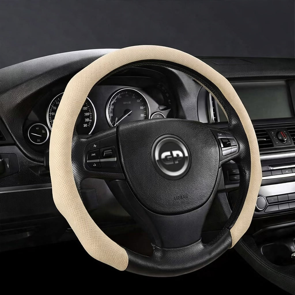 D/O Shape Pu Leather Grip Steering Wheel Covers