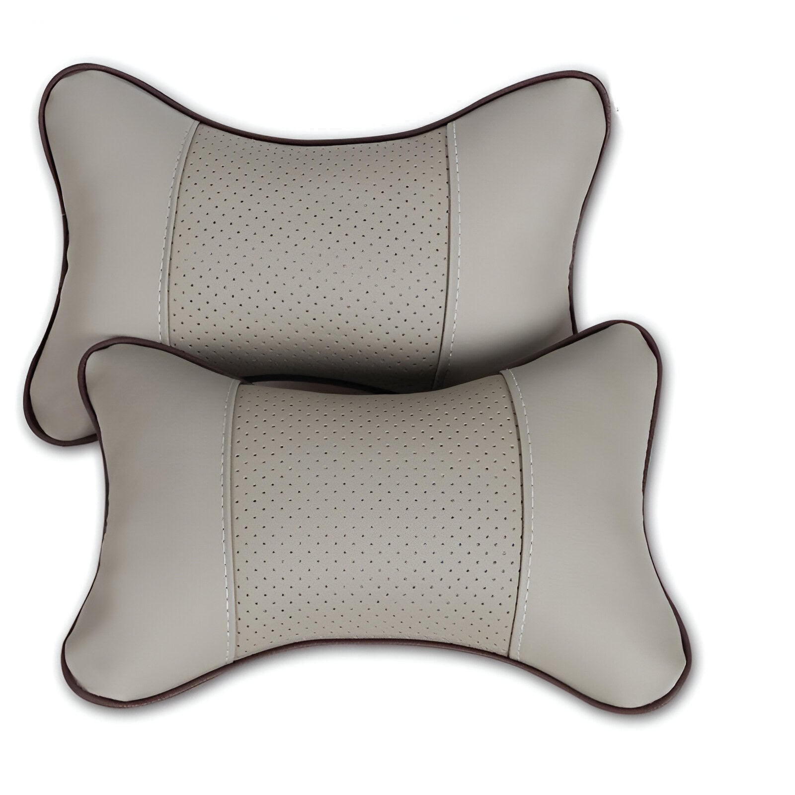 PU Leather Neck Pillow (2 pcs)