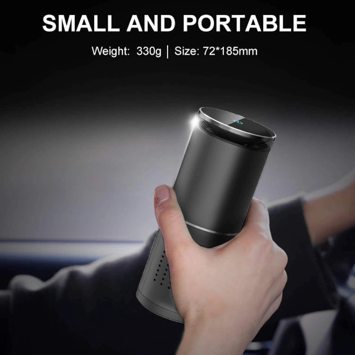 ANTOP Portable Car Air Purifier with LED Light 5
