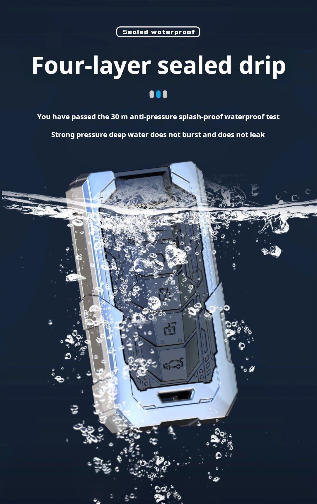 INFINITY Zinc Alloy Key Remote Cover with two keychains-غطاء جهاز التحكم عن بعد لمفتاح سبائك الزنك من إنفينيتي مع سلسلتي مفاتيح-Auto-Emporio-Kuwait.0