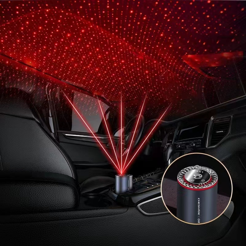 Car Fragrance Diffuser with RGB Lights & Essential Oil (50 ml)