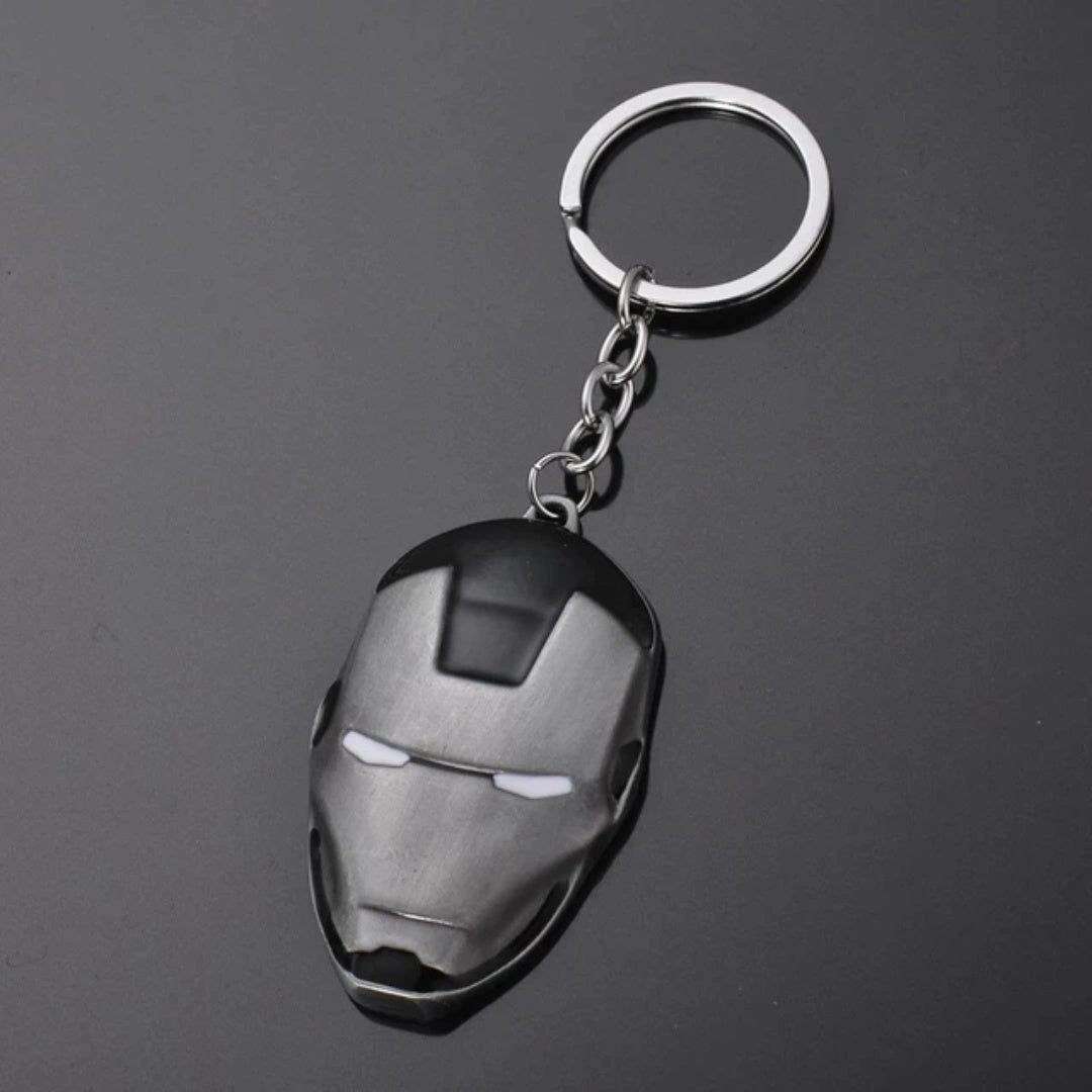 Iron Man Head Keychain-سلسلة مفاتيح على شكل رأس الرجل الحديدي-Auto ...