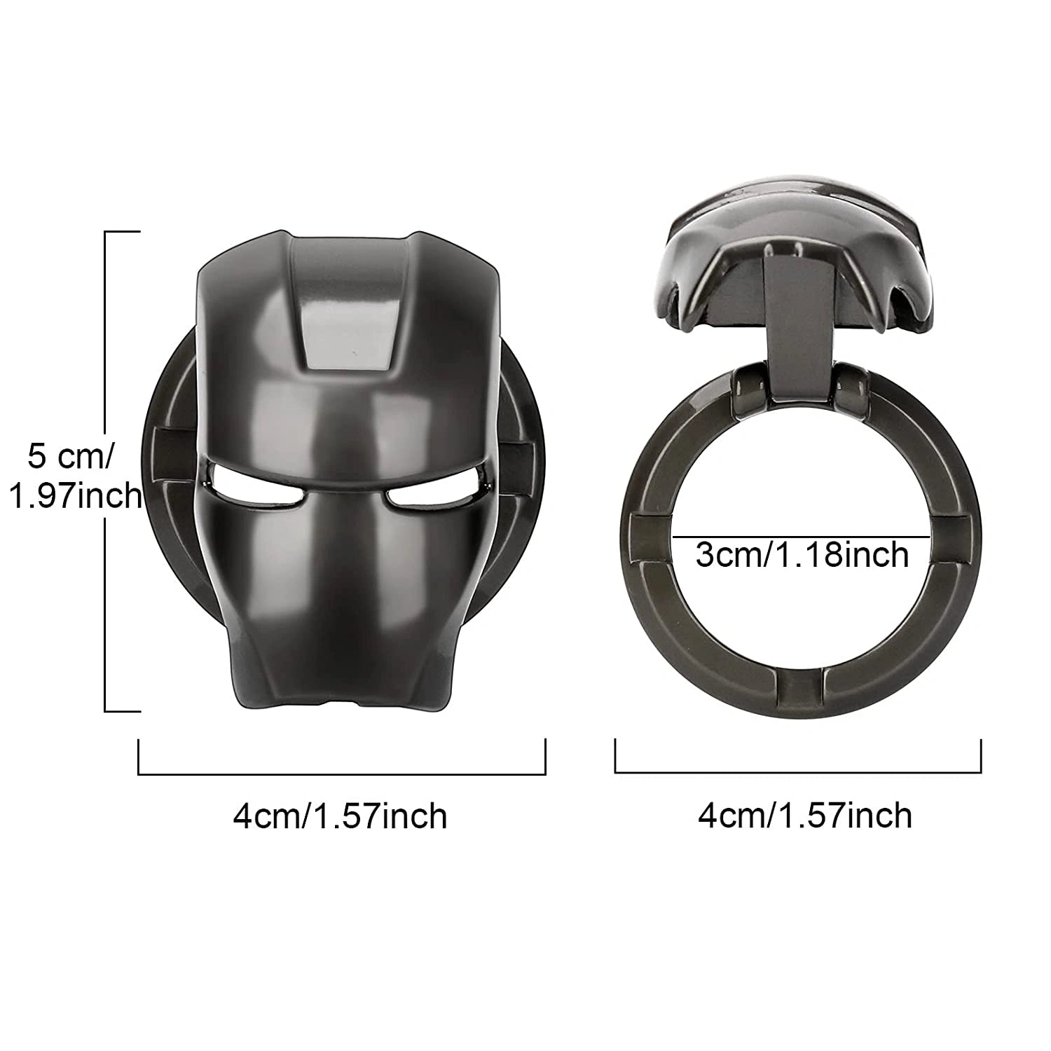 Iron Man Start Stop Button Cover-الرجل الحديدي ابدأ غطاء زر التوقف-Auto-Emporio-Kuwait.0