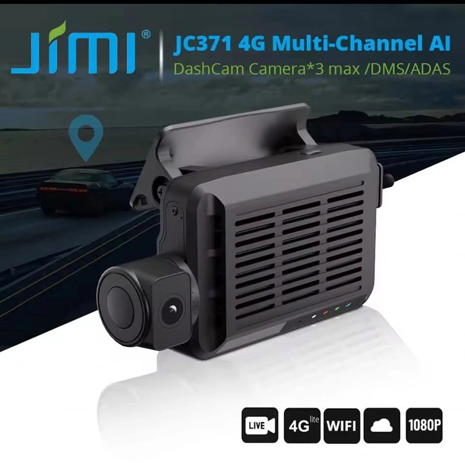 JIMIIOT JC371 4G 3CH AI Dash Cam Live Video (10Year Subscription Free)-JIMIIOT JC371 4G 3CH AI Dash Cam Live Video (اشتراك مجاني لمدة 10 سنوات)-Auto-Emporio-Kuwait.0