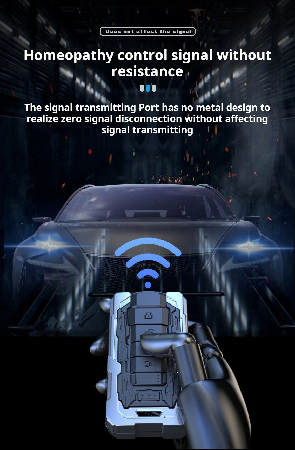 LEXUS Zinc Alloy Key Remote Cover with two keychains-Black-غطاء مفتاح التحكم عن بعد من سبائك الزنك لكزس مع سلسلتي مفاتيح - أسود-Auto-Emporio-Kuwait.0