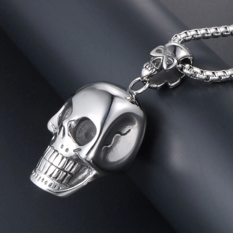 Laughing Skull Pendant-يضحك قلادة الجمجمة-Auto-Emporio-Kuwait.0