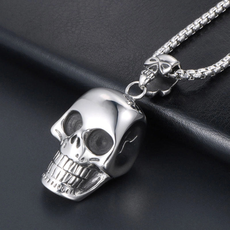 Laughing Skull Pendant-يضحك قلادة الجمجمة-Auto-Emporio-Kuwait.0