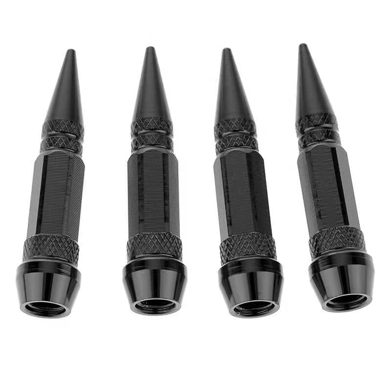 Long Spike Tire Valve Caps (4 pcs)-أغطية صمامات الإطارات الطويلة (4 قطع)-Auto-Emporio-Kuwait.0