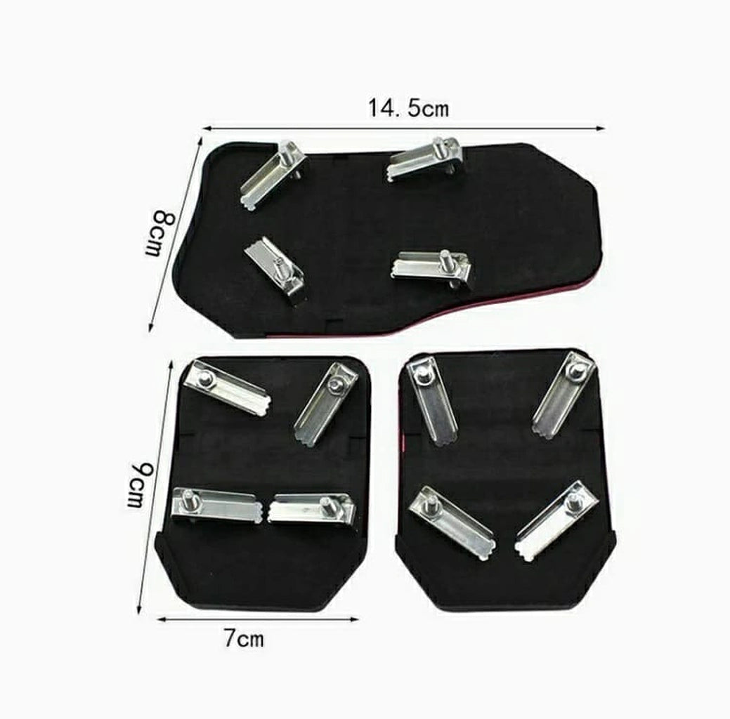 Manual foot pedal covers(3 pcs)-أغطية دواسات القدم اليدوية (3 قطع)-Auto-Emporio-Kuwait.0