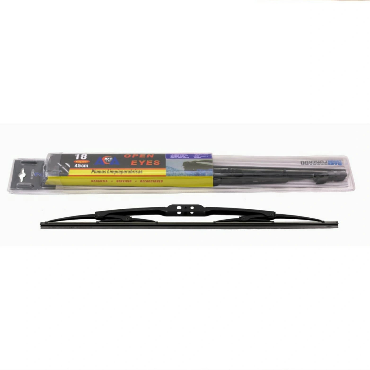Metal Car Wiper Blade (2 pcs)-شفرة ممسحة السيارة المعدنية (2 قطعة)-Auto-Emporio-Kuwait.0
