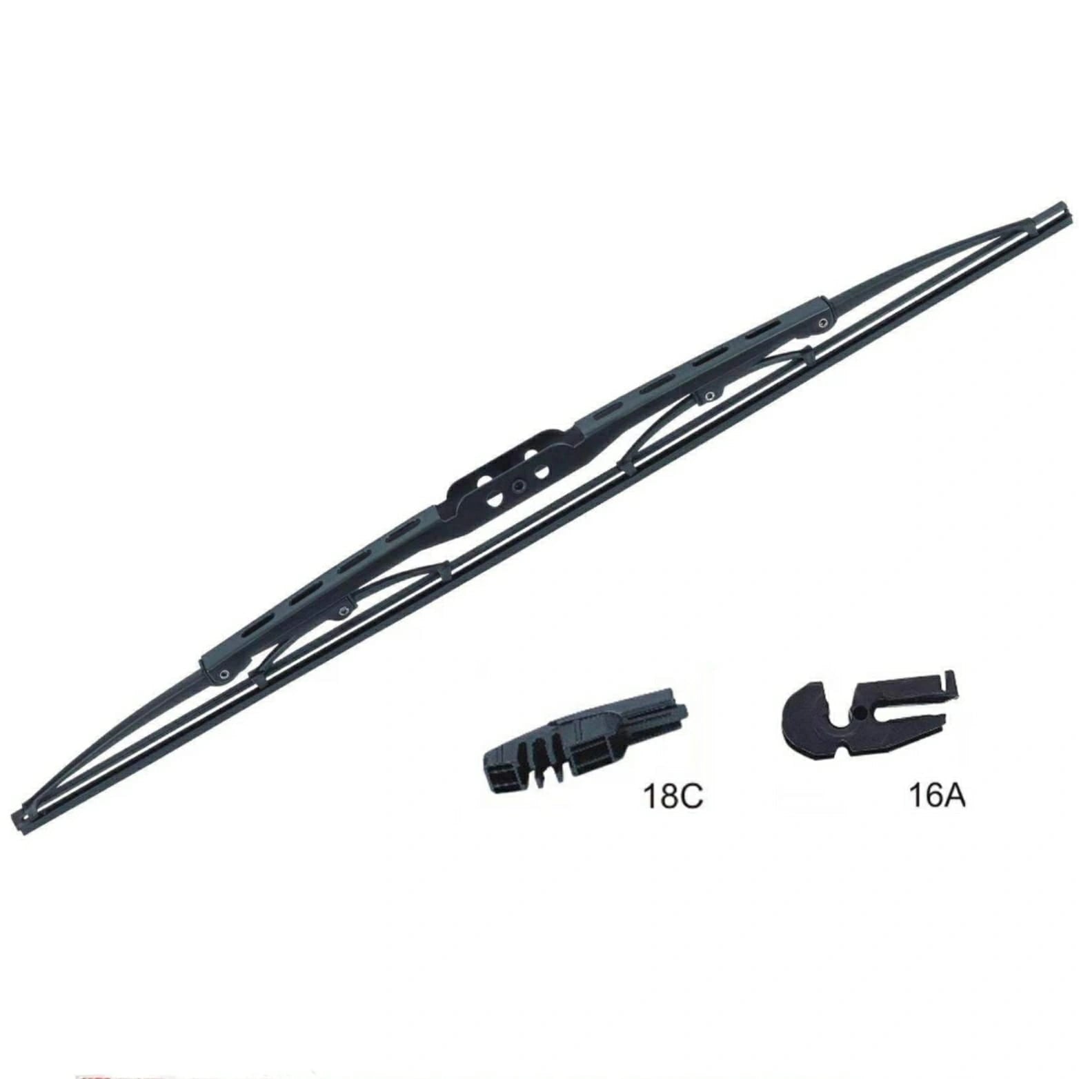 Metal Car Wiper Blade (2 pcs)-شفرة ممسحة السيارة المعدنية (2 قطعة)-Auto-Emporio-Kuwait.0