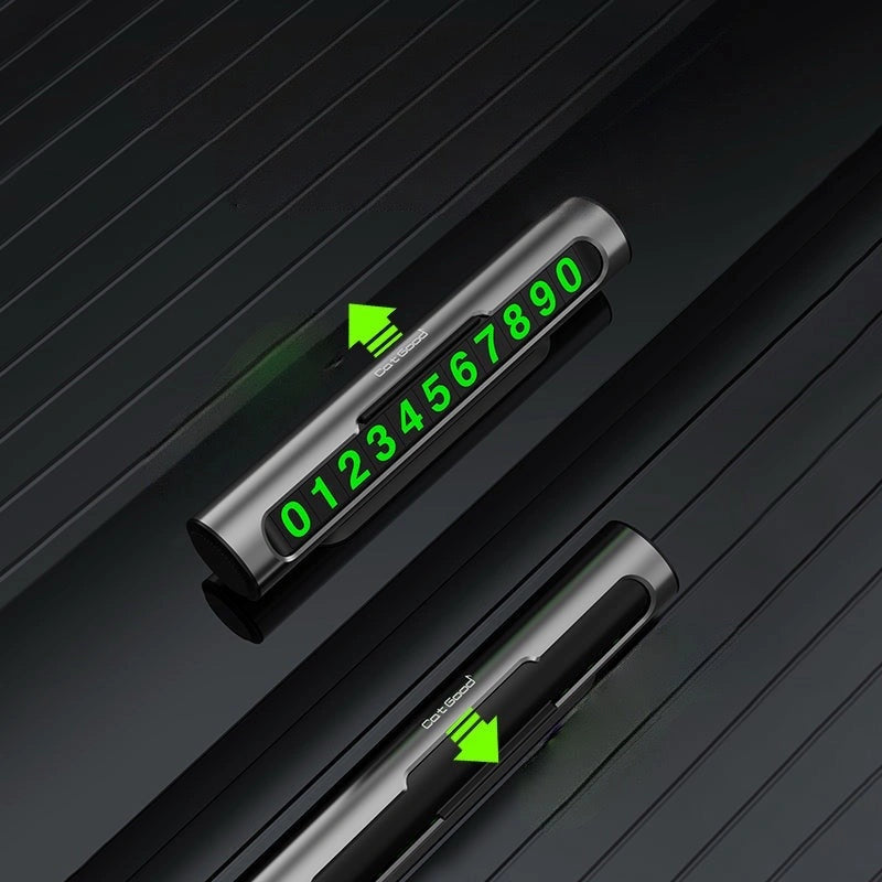 Metal Roller Style Temporary Parking Card-بطاقة ركن السيارة المؤقتة على شكل بكرة معدنية-Auto-Emporio-Kuwait.0