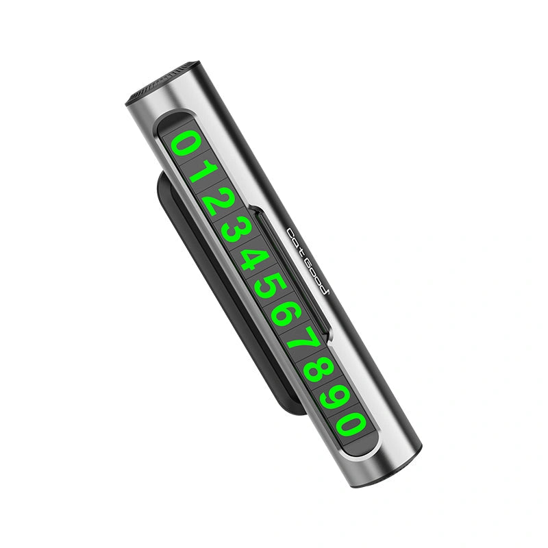 Metal Roller Style Temporary Parking Card-بطاقة ركن السيارة المؤقتة على شكل بكرة معدنية-Auto-Emporio-Kuwait.0