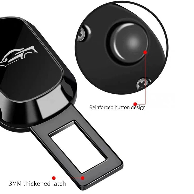 Metal Seat Belt Clip Extender (1 pc)-موسع مشبك حزام الأمان المعدني (قطعة واحدة)-Auto-Emporio-Kuwait.0