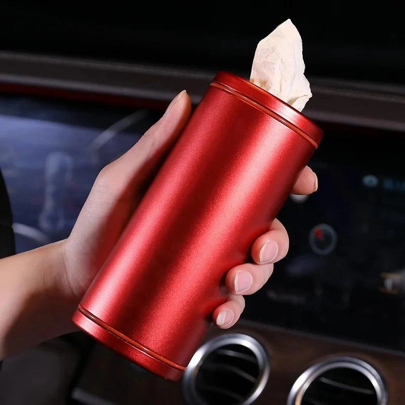 Metal Tissue Holder for Cup Holder-حامل مناديل معدنية لحامل الأكواب-Auto-Emporio-Kuwait.0