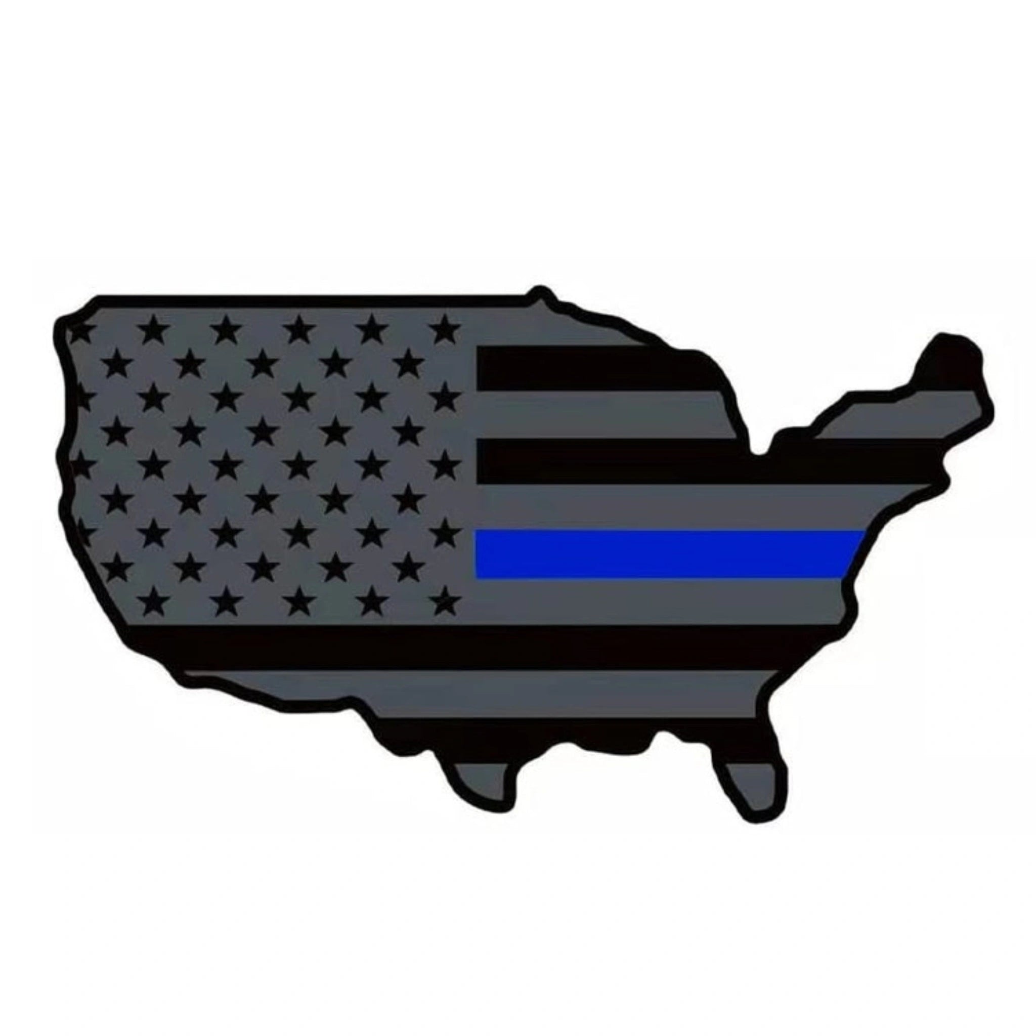 Metal USA Map Flag Badge Sticker-ملصق شارة علم خريطة الولايات المتحدة الأمريكية معدني-Auto-Emporio-Kuwait.0