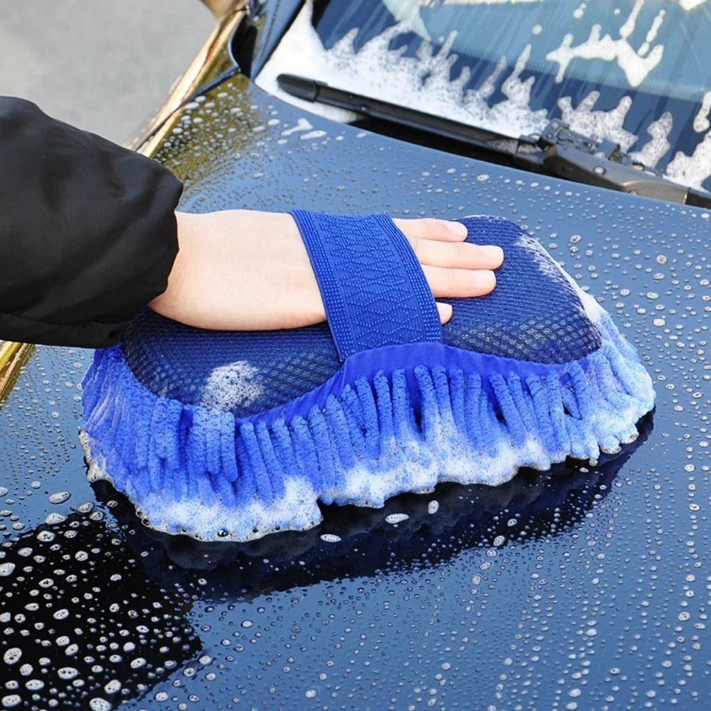 Microfiber Carwash Sponge Mitt-قفاز إسفنجة غسيل السيارات من الألياف الدقيقة-Auto-Emporio-Kuwait.0