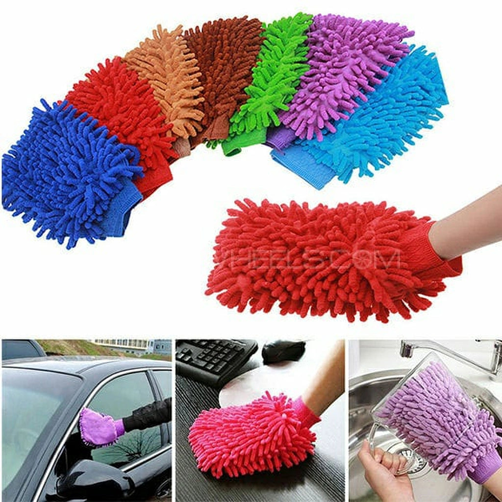 Microfiber Cleaning Mitt-قفاز تنظيف من الألياف الدقيقة-Auto-Emporio-Kuwait.0