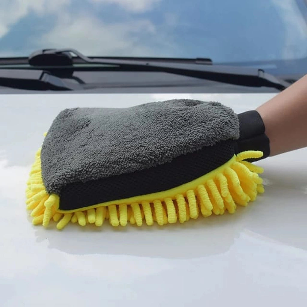 Microfiber Sponge Car Wash Glove Mitt-قفاز غسيل السيارات من الألياف الدقيقة-Auto-Emporio-Kuwait.0