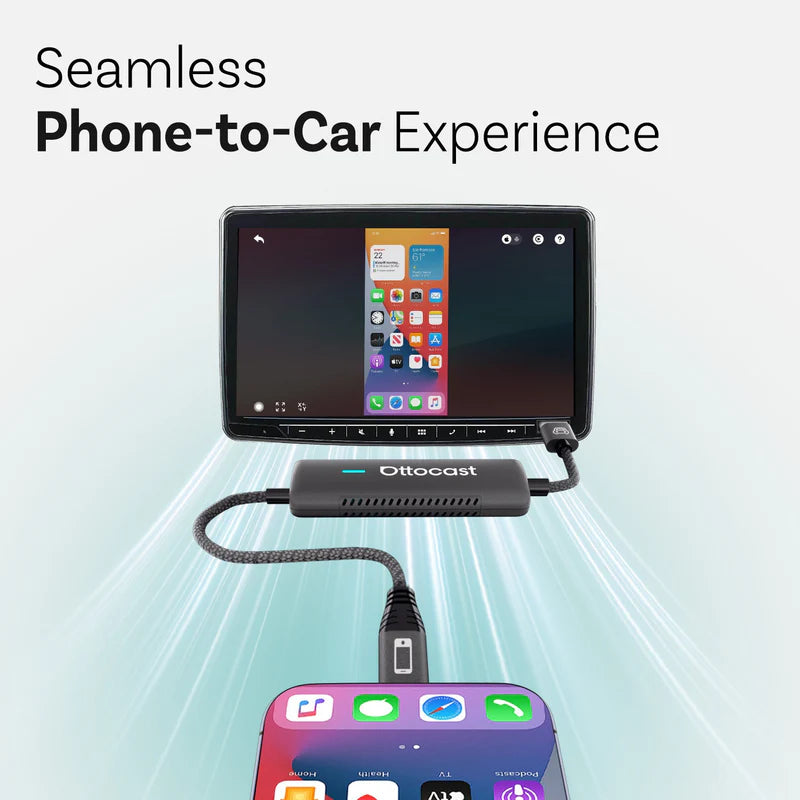 OTTOCAST Mirror Touch Wireless CarPlay Adapter 3