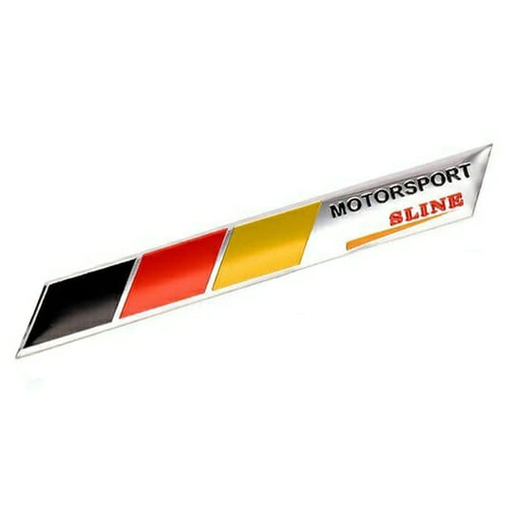 Motorsport Sline Flag Badge Sticker-ملصق شارة علم رياضة السيارات-Auto-Emporio-Kuwait.0
