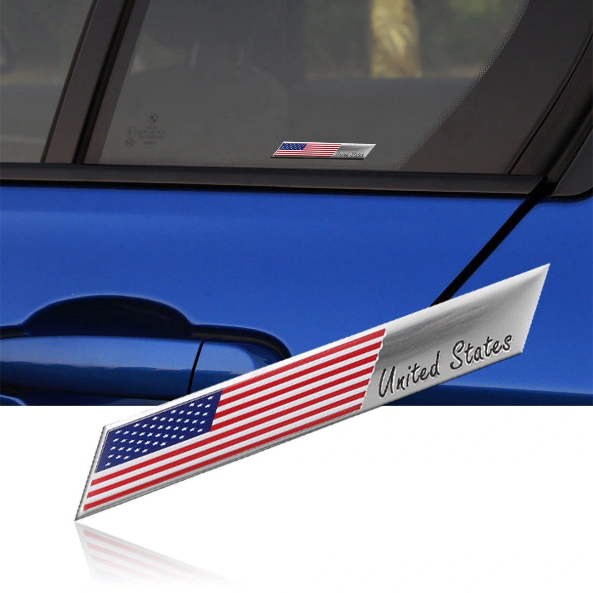 Motorsport Sline Flag Badge Sticker-ملصق شارة علم رياضة السيارات-Auto-Emporio-Kuwait.0