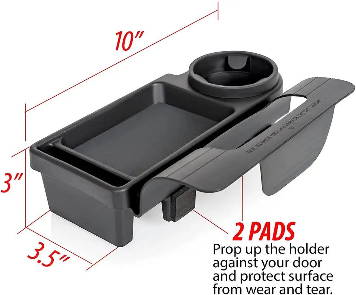 Multipurpose Car Window Tray, Cup Holder & Mobile Holder-صينية نافذة السيارة متعددة الأغراض، حامل أكواب وحامل للهاتف المحمول-Auto-Emporio-Kuwait.0
