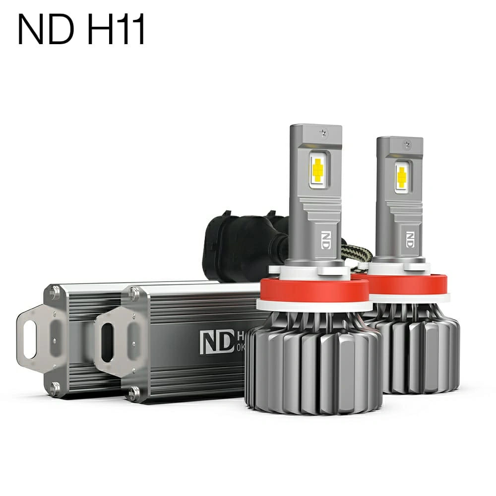 ND 70W LED Headlight Bulbs (2pcs)-مصابيح أمامية LED ND 70W (2 قطعة)-Auto-Emporio-Kuwait.0