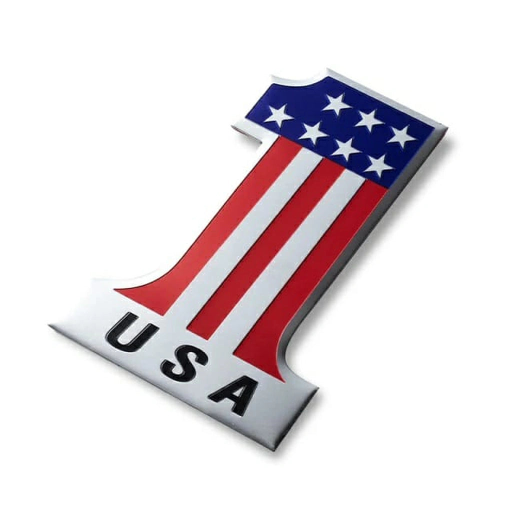 Number One Flag Sticker-ملصق العلم رقم واحد-Auto-Emporio-Kuwait.0