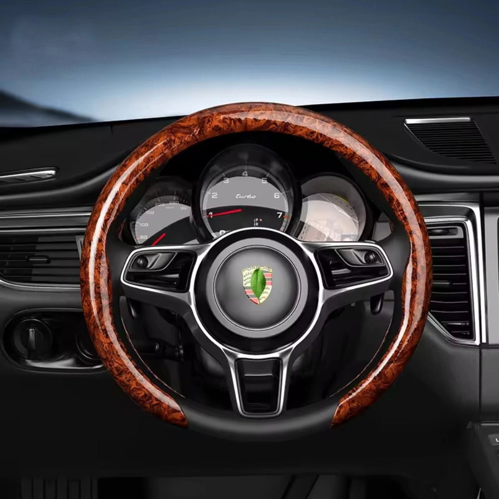 D/O Shape Carbon Fiber Grip Steering Wheel Covers-أغطية عجلة القيادة بمقبض من ألياف الكربون على شكل D/O-Auto-Emporio-Kuwait.0