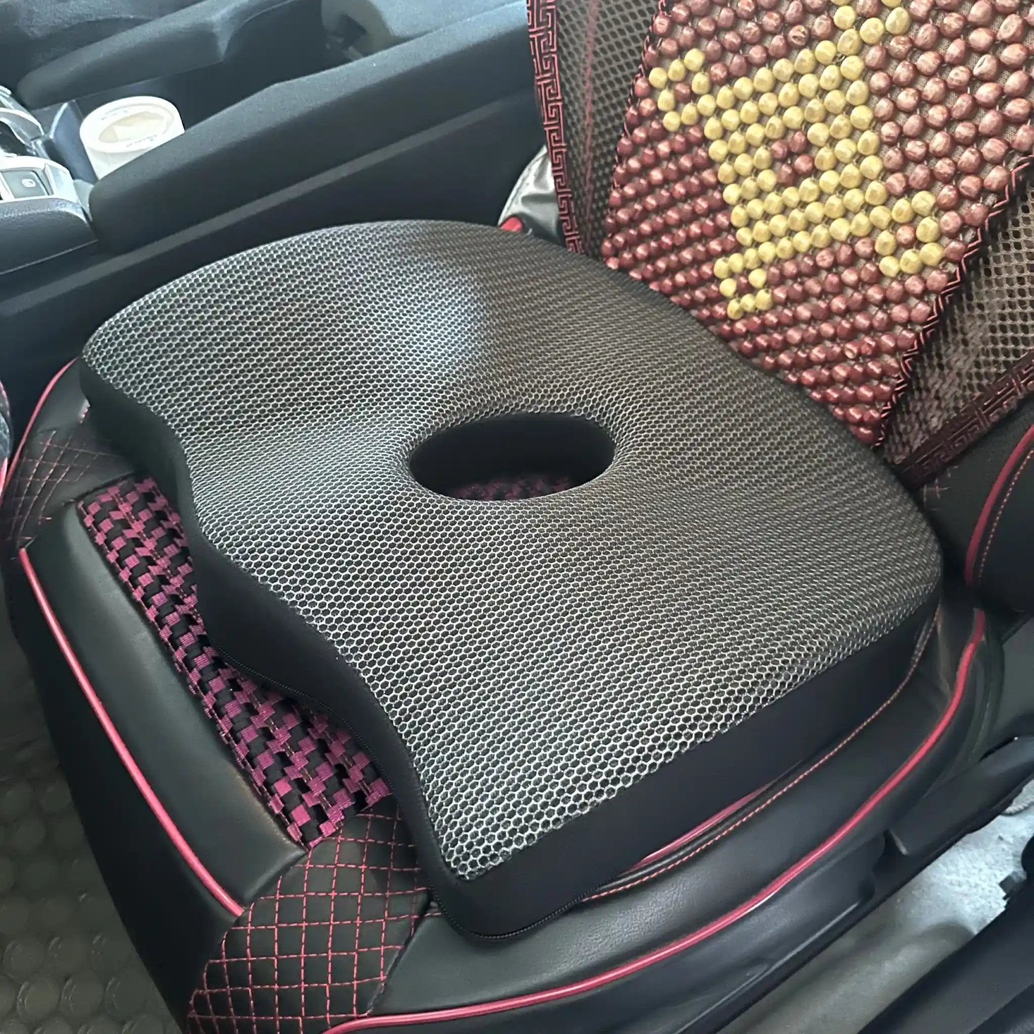 Orthopedic Memory Foam Seat Cushion for Pain Relief Support-وسادة مقعد من إسفنج الذاكرة لتقويم العظام لدعم تخفيف الألم-Auto-Emporio-Kuwait.0