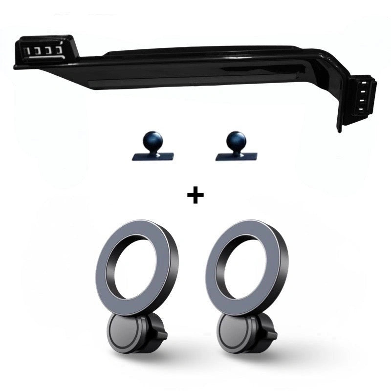 PRADO DUAL Screen Mount with Mobile Holder-برادو حامل شاشة مزدوج مع حامل للهاتف المحمول-Auto-Emporio-Kuwait.0