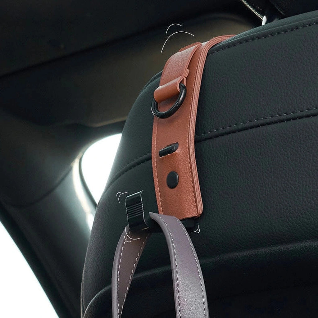 PU Leather Car Hanging Hook-خطاف تعليق للسيارة مصنوع من جلد البولي يوريثان-Auto-Emporio-Kuwait.0