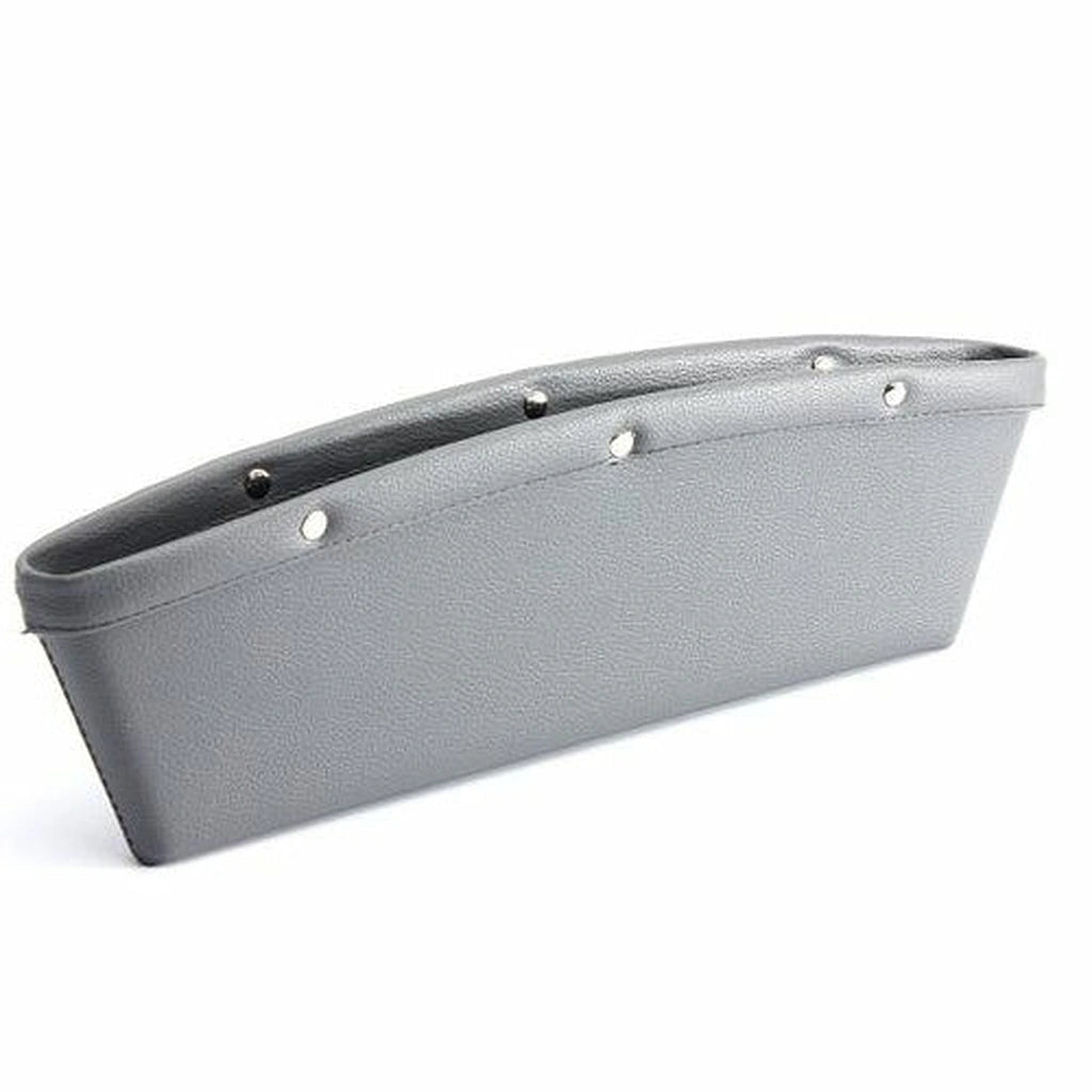 PU Leather Car Seat Gap Filler Organizer (2 pcs)-منظم حشو فجوات مقعد السيارة من جلد البولي يوريثان (قطعتان)-Auto-Emporio-Kuwait.0
