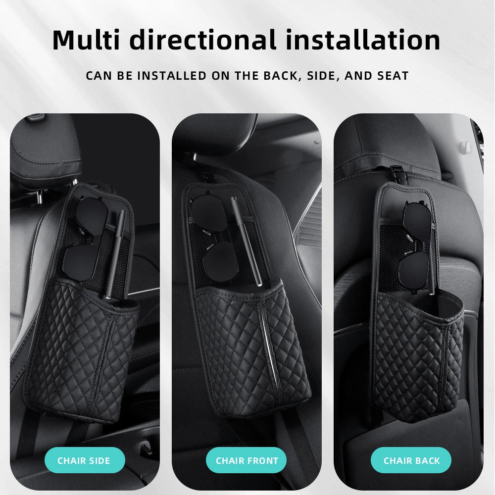 PU Leather Car Seat Side Organiser-منظم جانب مقعد السيارة من جلد البولي يوريثان-Auto-Emporio-Kuwait.0