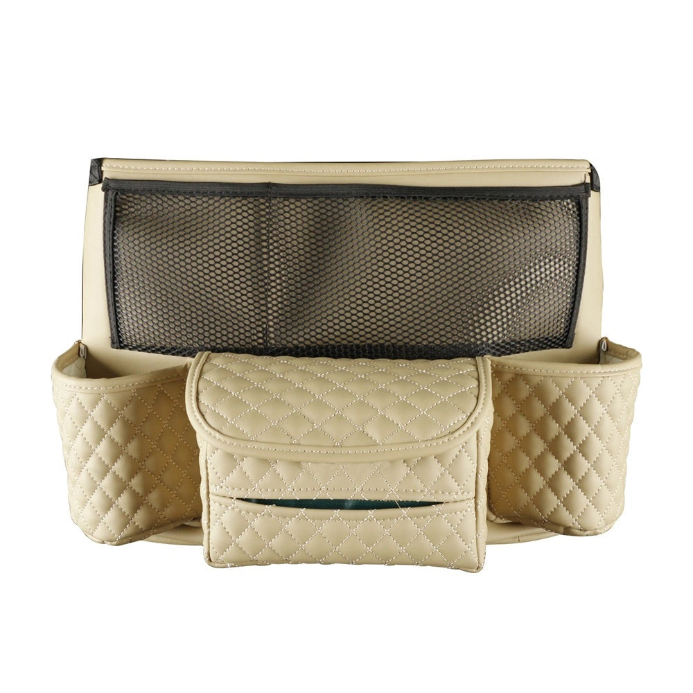 PU Leather Hanging Multi-Pocket Armrest Storage Organizer-منظم تخزين مسند الذراع متعدد الجيوب من جلد البولي يوريثان-Auto-Emporio-Kuwait.0