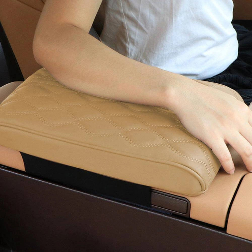 PU Leather Memory Foam Armrest-مسند ذراع من إسفنج الذاكرة من جلد البولي يوريثان-Auto-Emporio-Kuwait.0