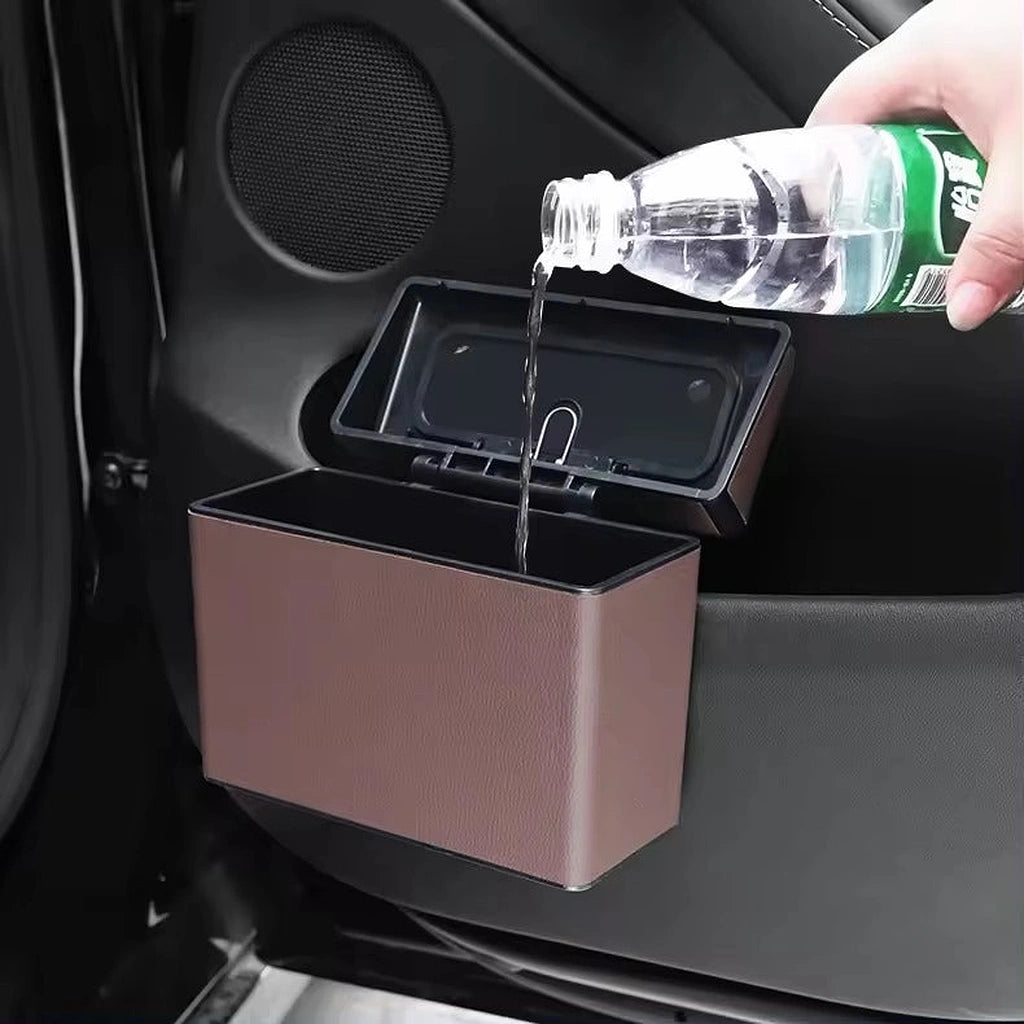 PU Leather Trash Bin-بو الجلود سلة المهملات-Auto-Emporio-Kuwait.0