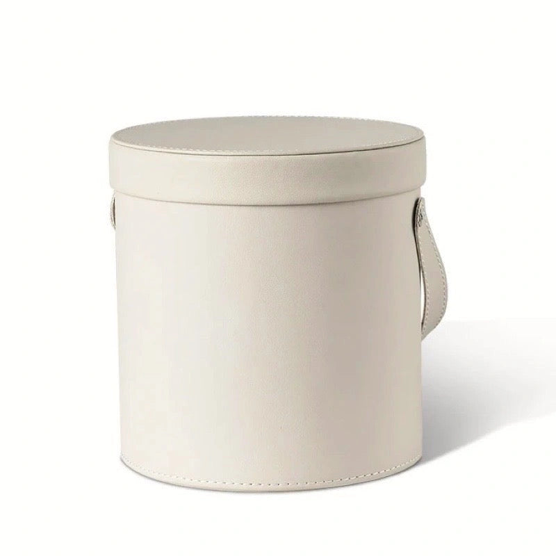 PU Leather Trash Can Organizer Waterproof Storage Box with Lid-صندوق تخزين منظم من جلد البولي يوريثان مقاوم للماء مع غطاء-Auto-Emporio-Kuwait.0