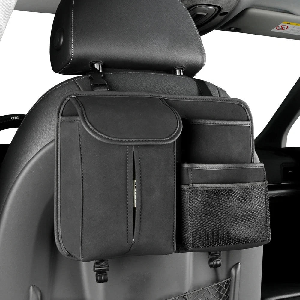 PU Suede Leather Car Back Seat Organiser-منظم المقعد الخلفي للسيارة من جلد الغزال PU-Auto-Emporio-Kuwait.0