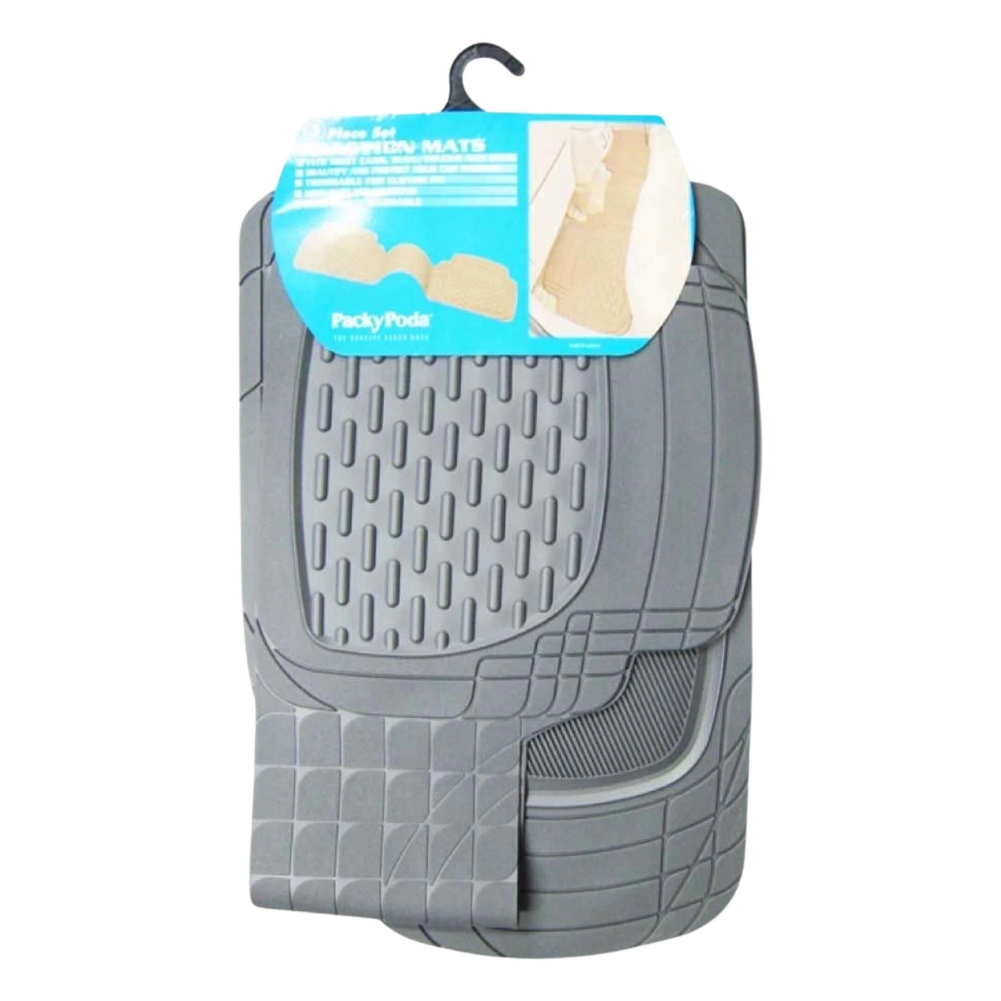 Packy Poda Car Mats 3pcs (Made in Taiwan)-سجادات السيارة باكي بودا 3 قطع (صنع في تايوان)-Auto-Emporio-Kuwait.0