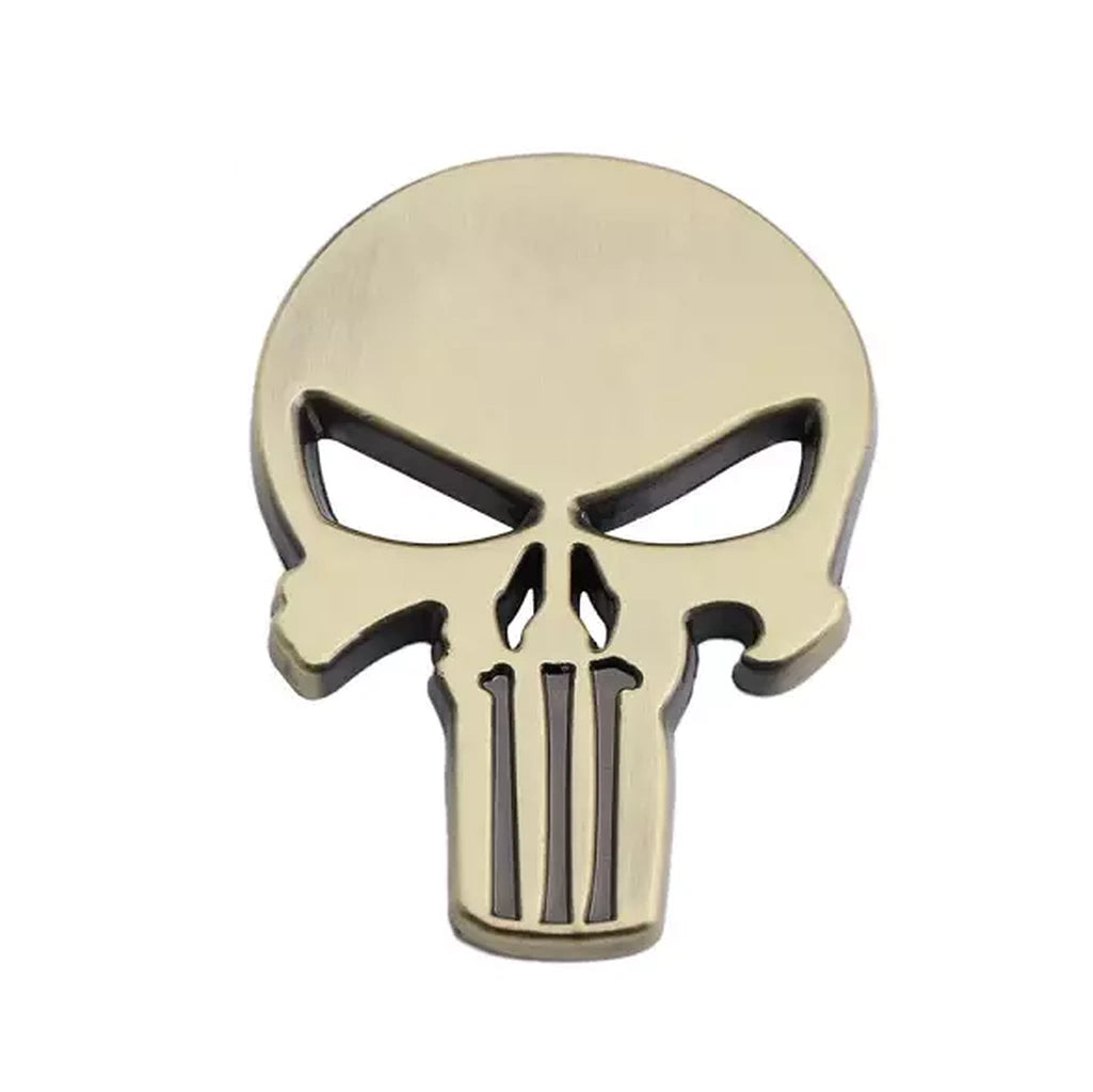 Punisher 3D Badge Sticker-ملصق شارة المعاقب ثلاثي الأبعاد-Auto-Emporio-Kuwait.0