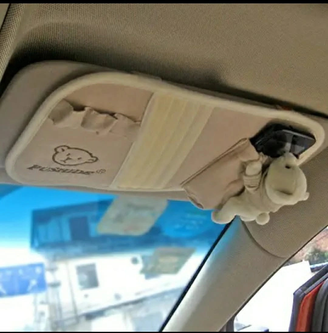 Pushide Sun Visor Organizer-منظم واقي الشمس من بوشايد-Auto-Emporio-Kuwait.0